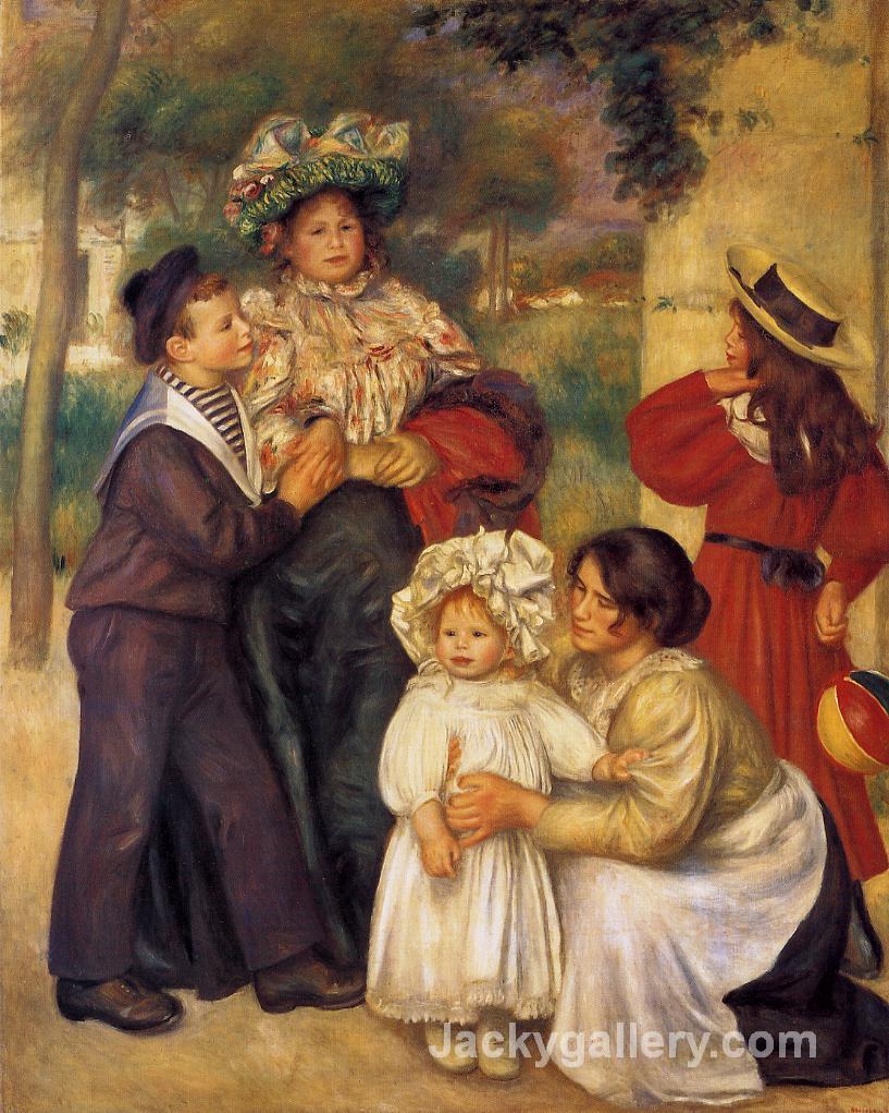 The Artists Family by Pierre Auguste Renoir paintings reproduction